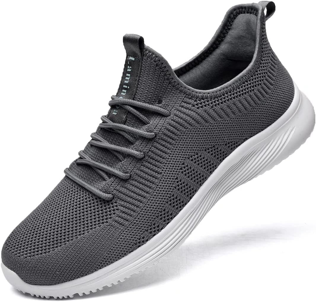 Womens Walking Shoes Slip on Lightweight Memory Foam Cheer Sneakers for Tennis Gym Running Workout Yoga