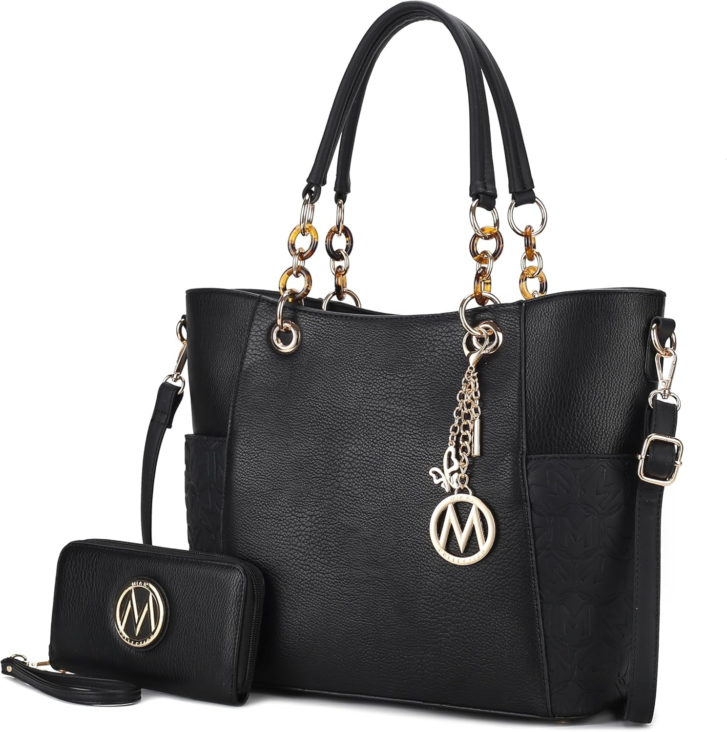Tote Bag for Women, Handbag Set with Wallet-Top-Handle- Vegan Leather Purse