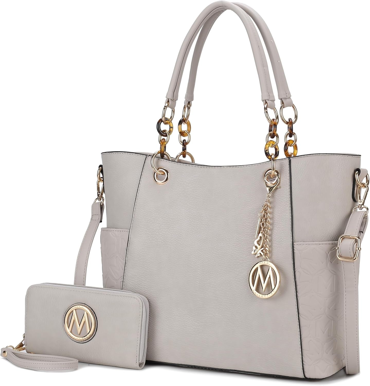 Tote Bag for Women, Handbag Set with Wallet-Top-Handle- Vegan Leather Purse