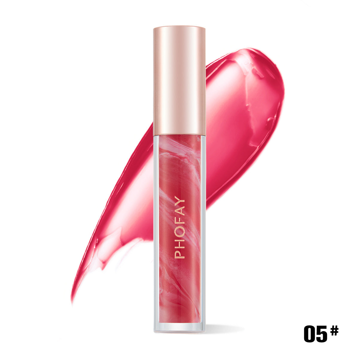 Brillo labial hidratante Rose Blooming de PHOFAY