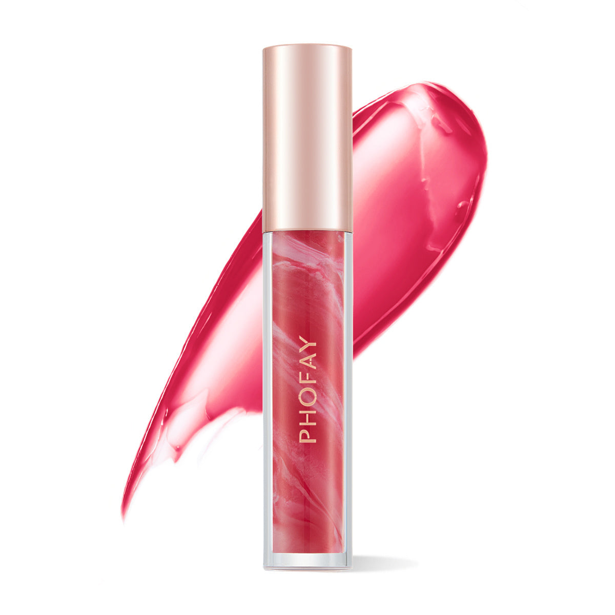 Brillo labial hidratante Rose Blooming de PHOFAY