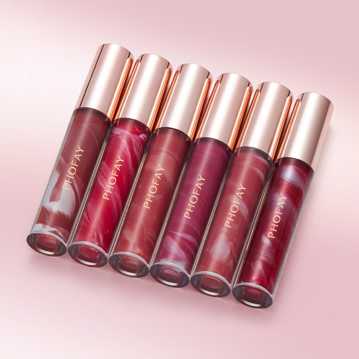 Brillo labial hidratante Rose Blooming de PHOFAY