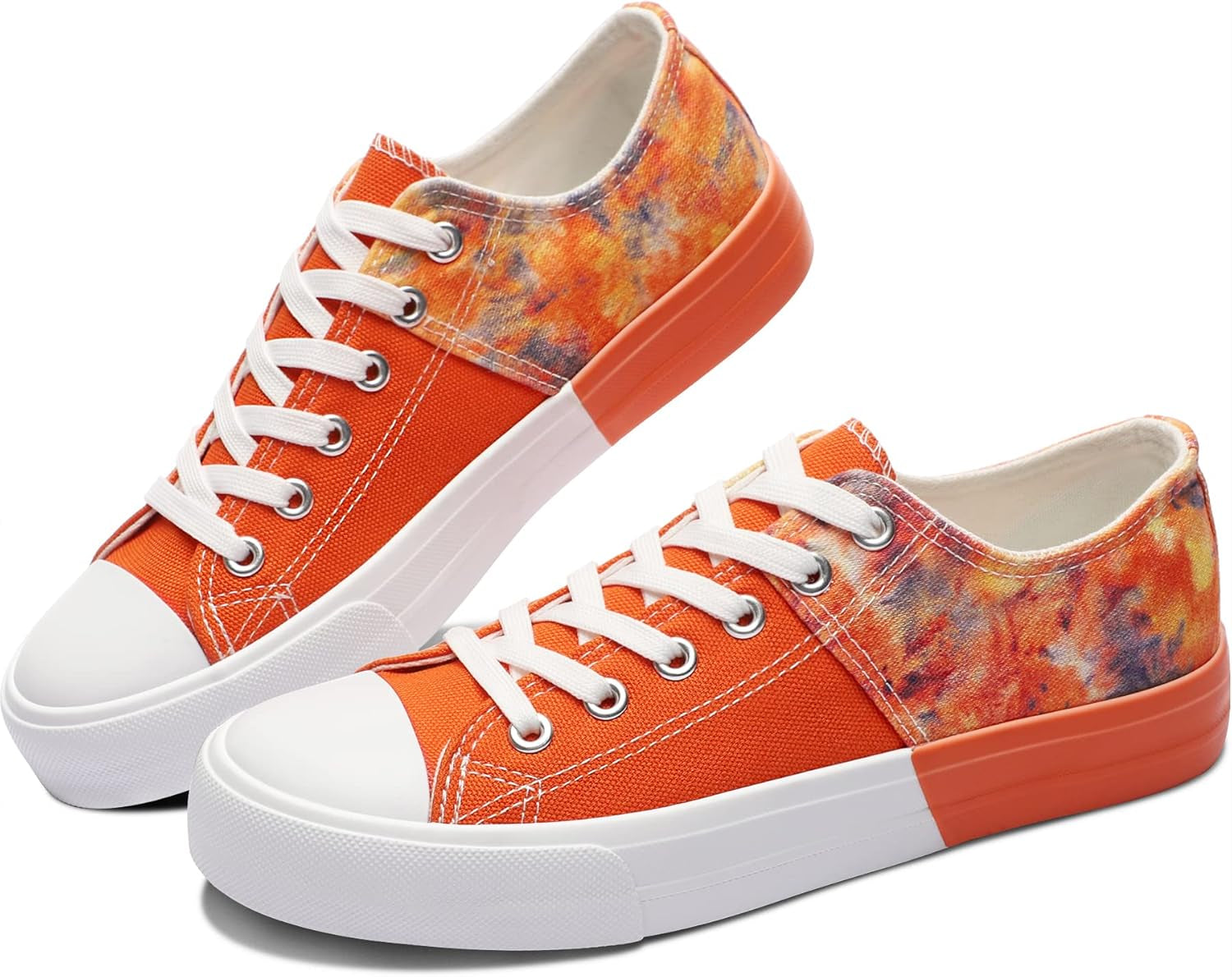 Unisex Canvas Shoes Low Top Fashion Sneakers Slip on Walking Shoe
