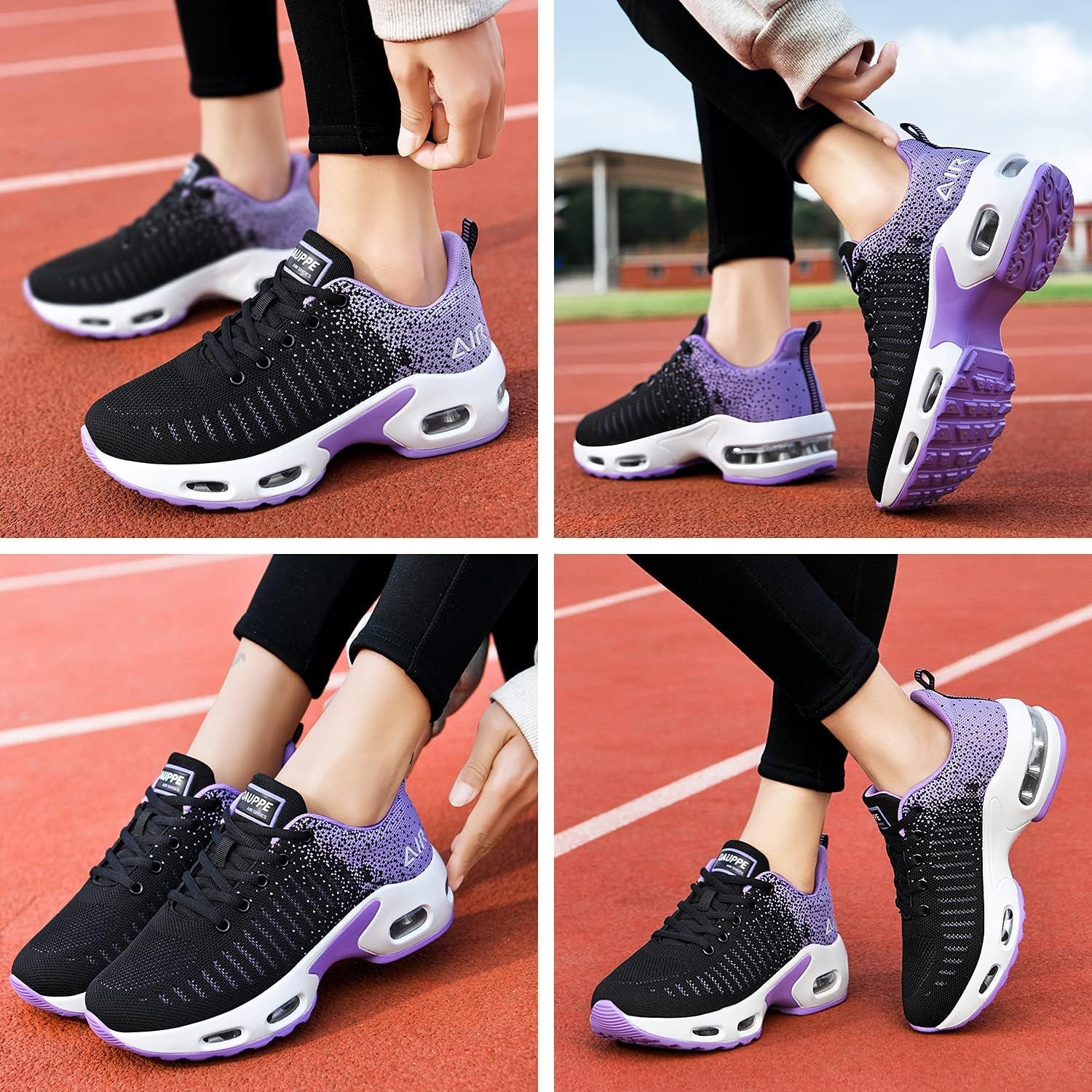 Womens Fashion Lightweight Air Sports Walking Sneakers Breathable Gym Jogging Running Tennis Shoes US 5.5-11 B(M)…
