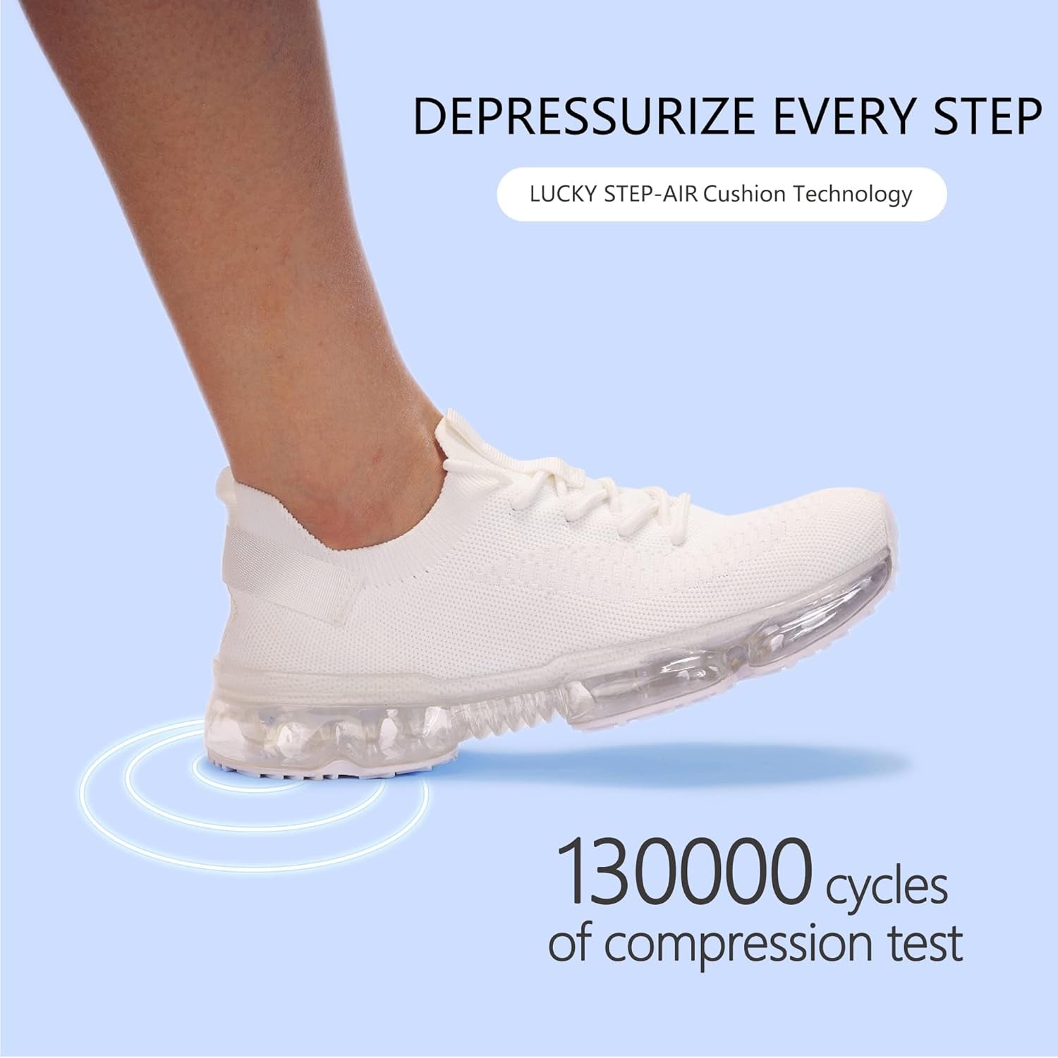 Women Air Cushion Fashion Sneakers Breathable Casual Comfortable Lightweight Walking Shoes