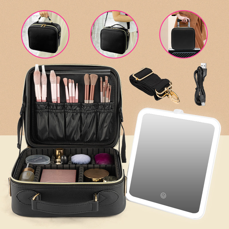 Makeup Case With Light Black