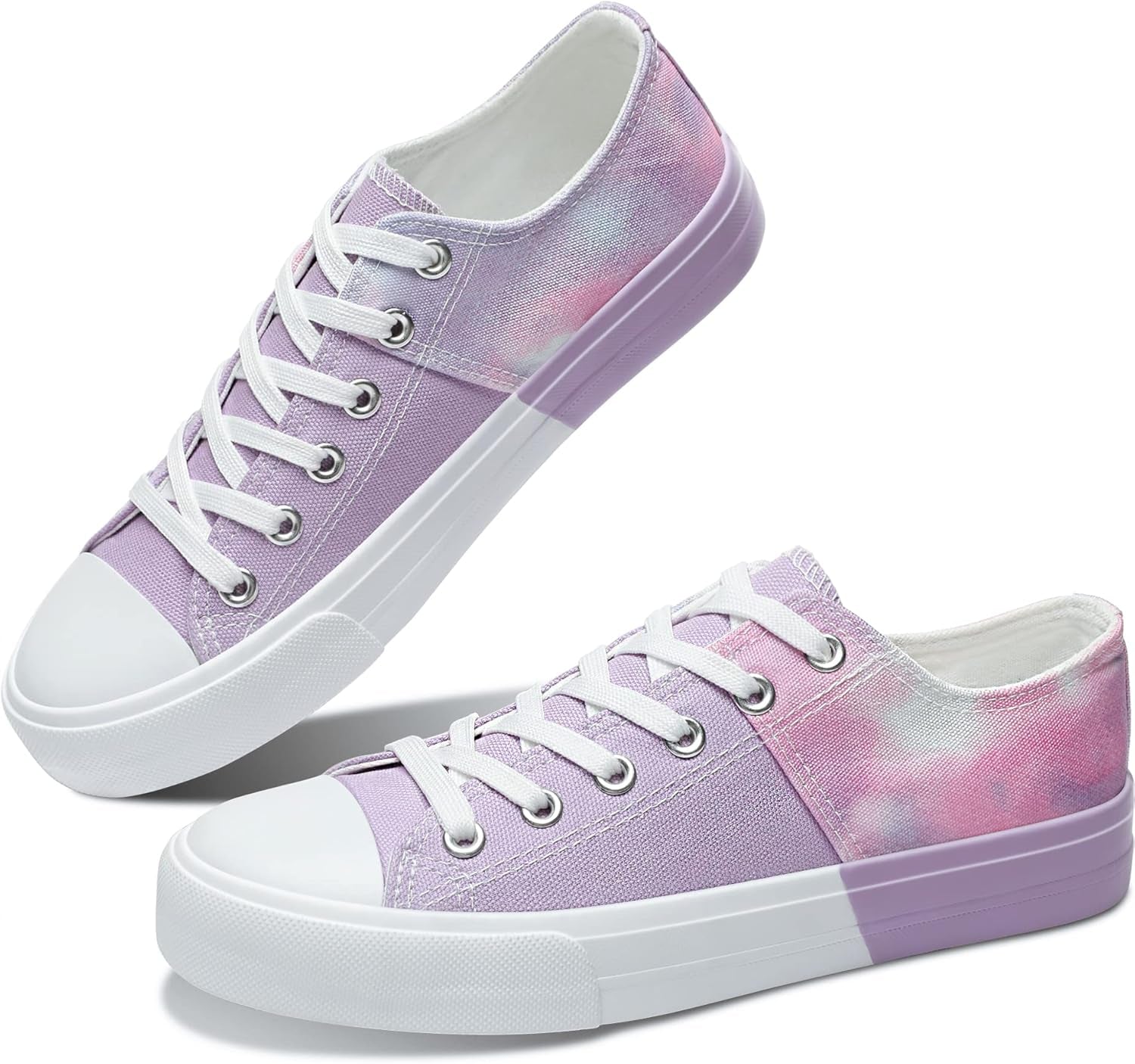 Unisex Canvas Shoes Low Top Fashion Sneakers Slip on Walking Shoe