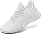 Womens Walking Shoes Slip on Lightweight Memory Foam Cheer Sneakers for Tennis Gym Running Workout Yoga