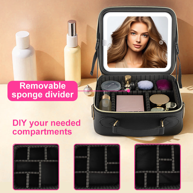 Makeup Case With Light Black