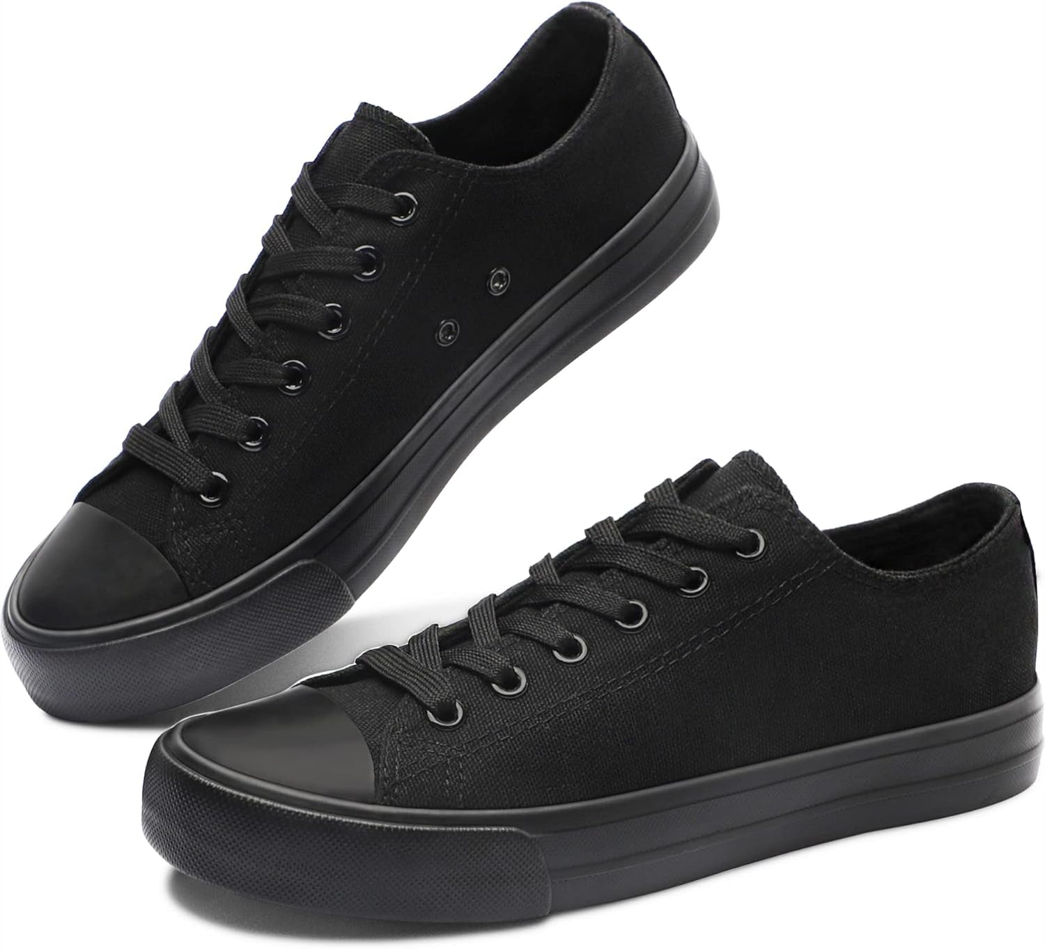 Unisex Canvas Shoes Low Top Fashion Sneakers Slip on Walking Shoe