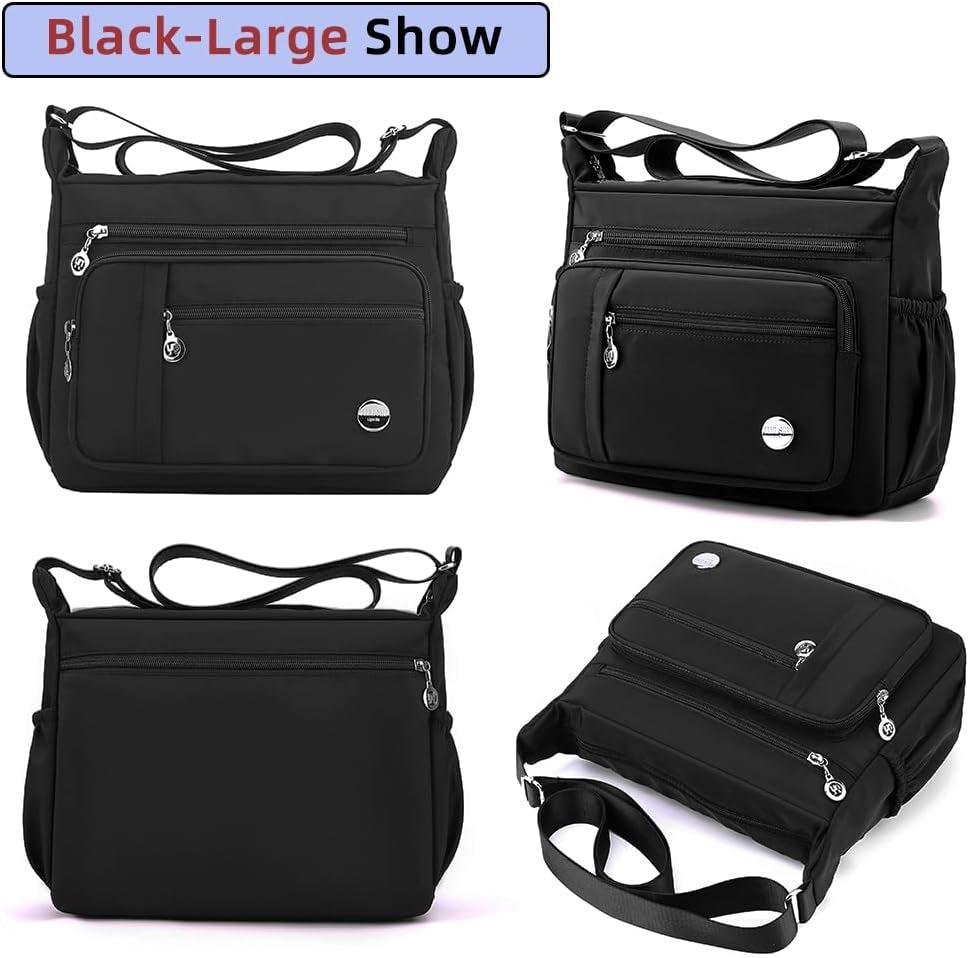Women Shoulder Handbag Roomy Multiple Pockets Bag Ladies Crossbody Purse Fashion Tote Top Handle Satchel
