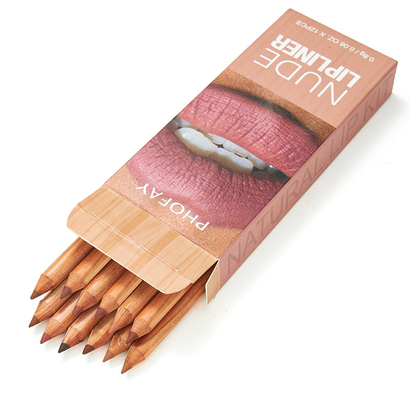 Kit de delineador de labios Nude de PHOFAY