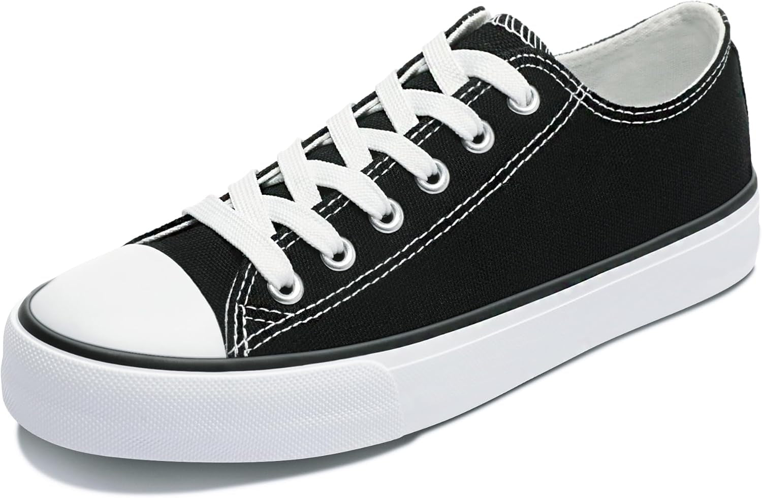 Unisex Canvas Shoes Low Top Fashion Sneakers Slip on Walking Shoe