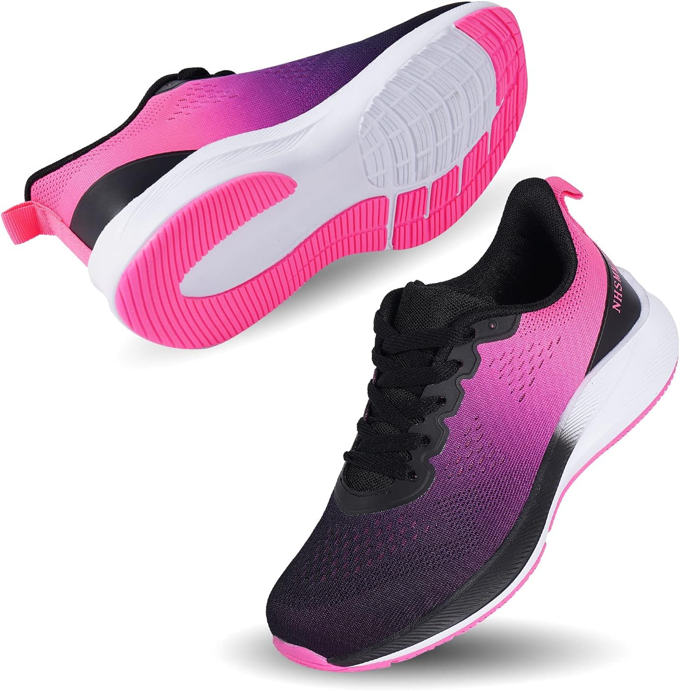 Womens Walking Shoes Non Slip Shoes Mesh Breathable Lace up Comfortable Runing Tennis Shoes