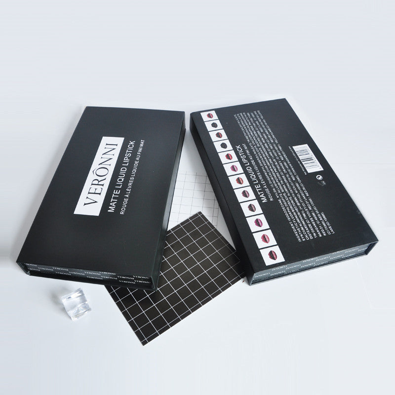 Caja de regalo con 12 lápices labiales