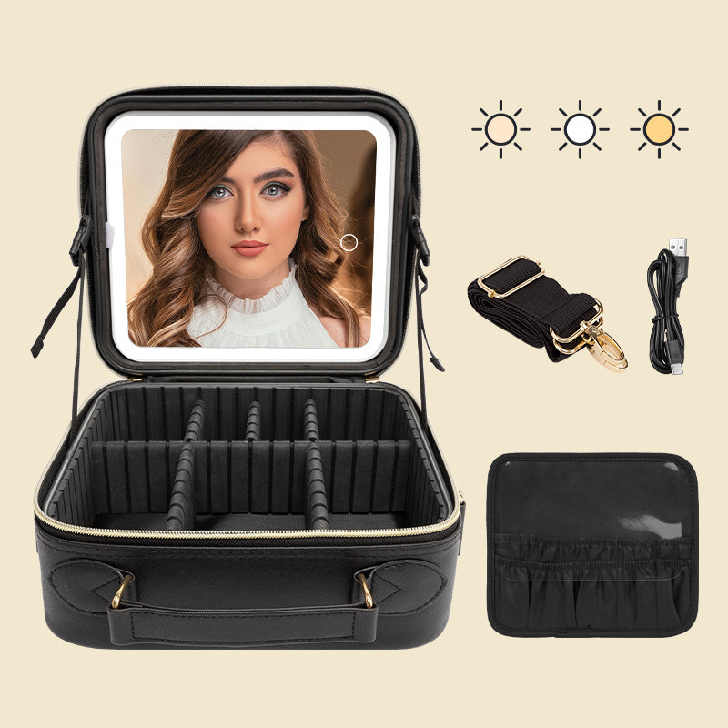 Makeup Case With Light Black