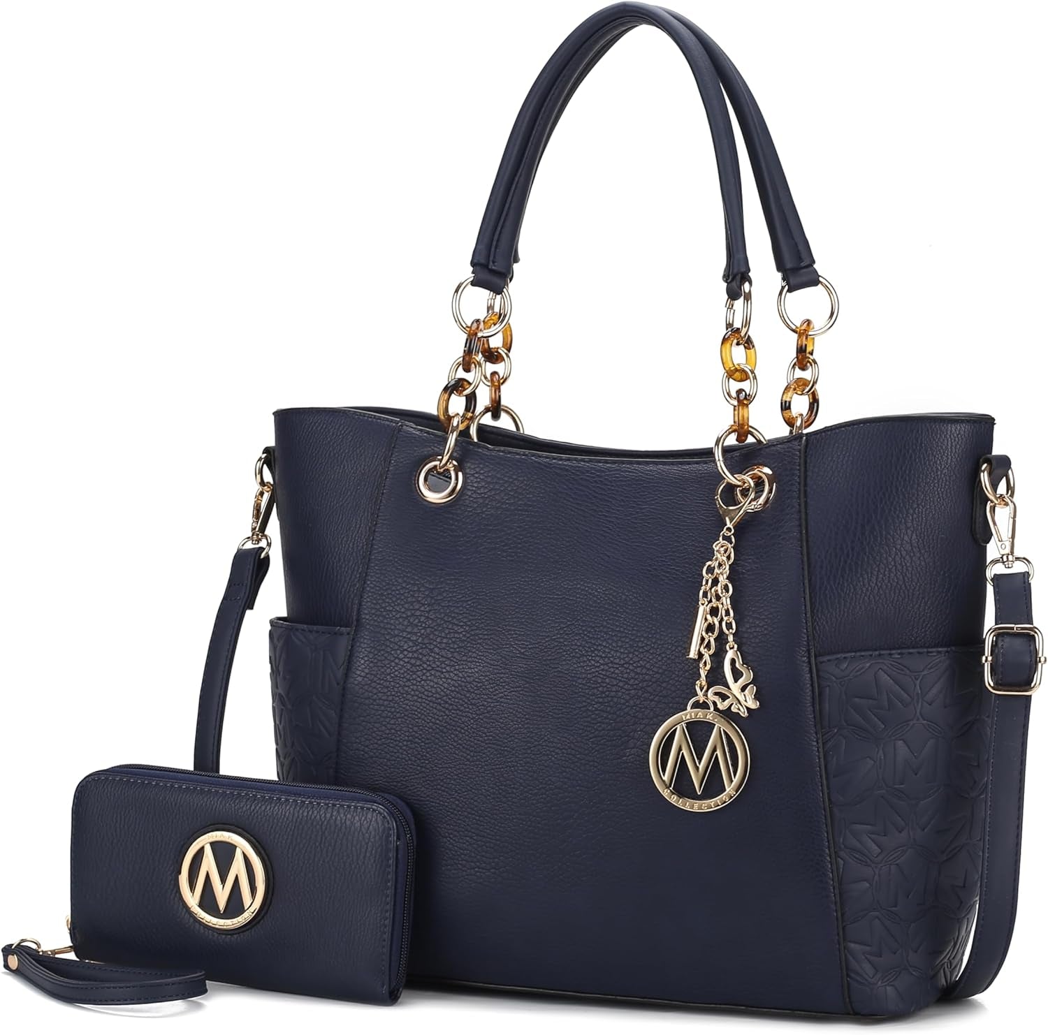 Tote Bag for Women, Handbag Set with Wallet-Top-Handle- Vegan Leather Purse