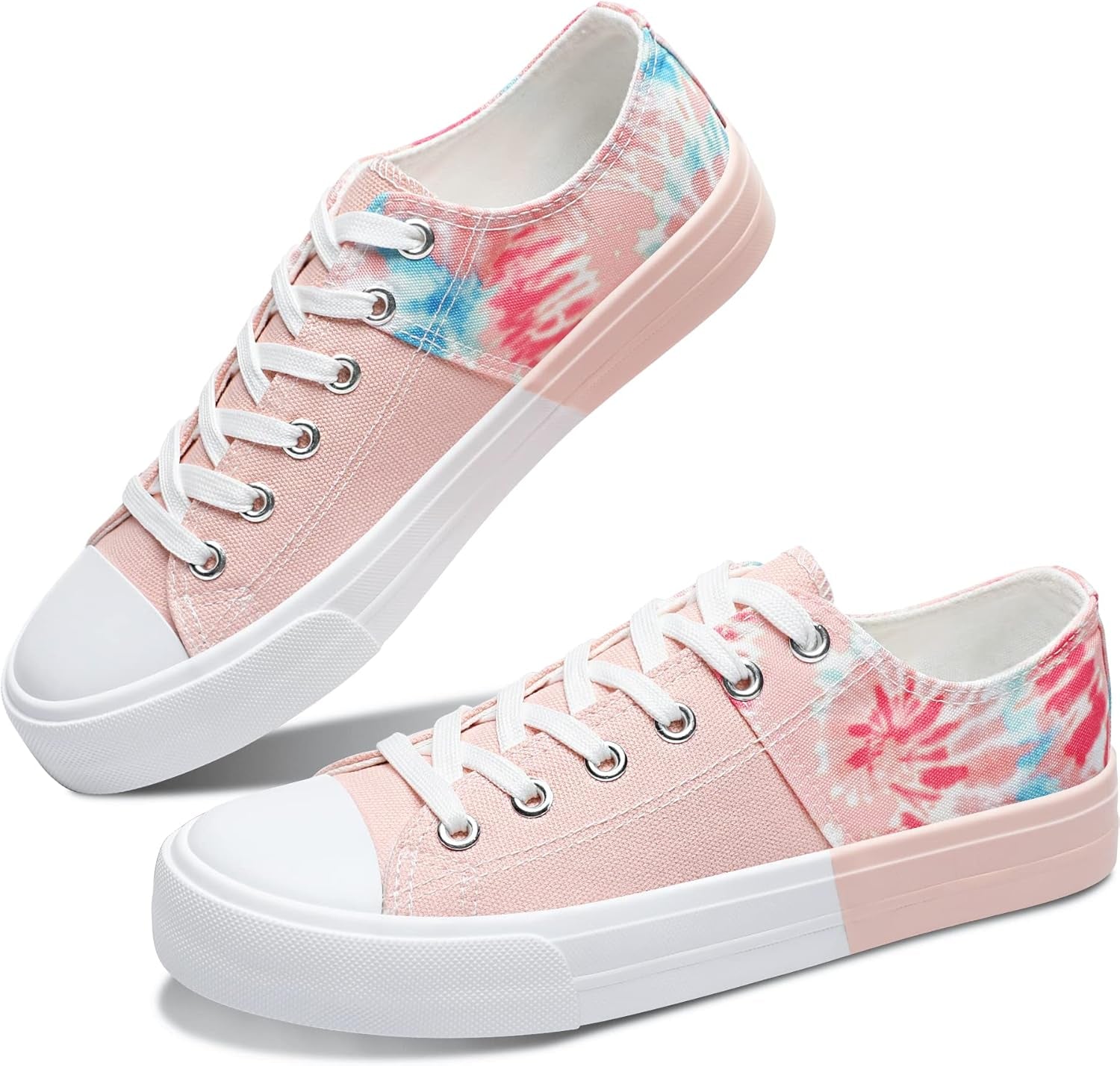 Unisex Canvas Shoes Low Top Fashion Sneakers Slip on Walking Shoe