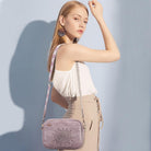 Quilted Crossbody Bags for Women Trendy,Vegan Leather Small Crossbody Purses Shoulder Handbags with Adjustable Strap