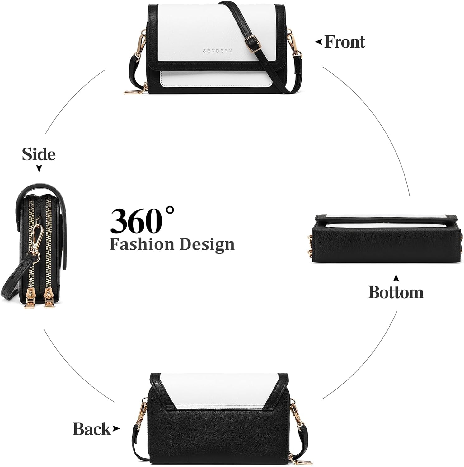 Small Crossbody Bags for Women Leather Cross Body Purses Designer Handbags Shoulder Bag