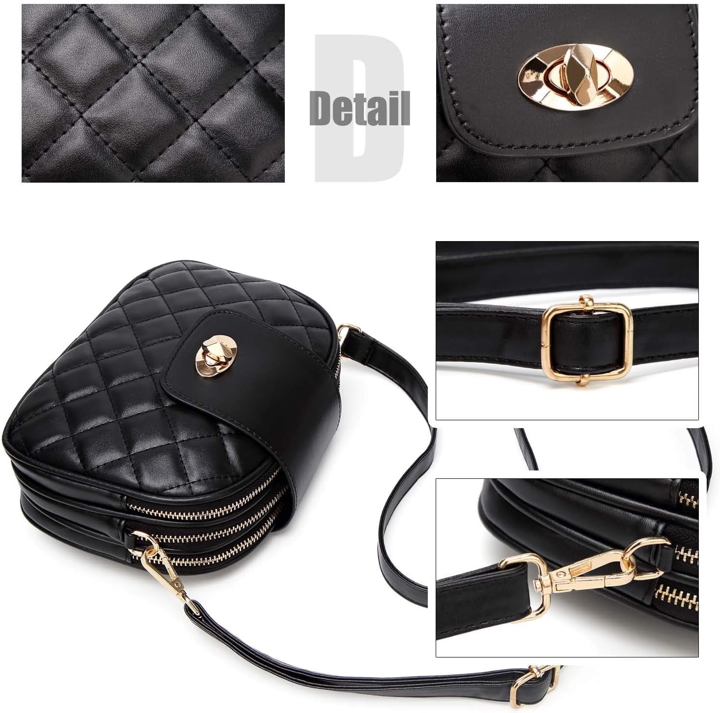 Small Crossbody Bags for Women Lightweight Shoulder Bags Purse and Handbags Wallet
