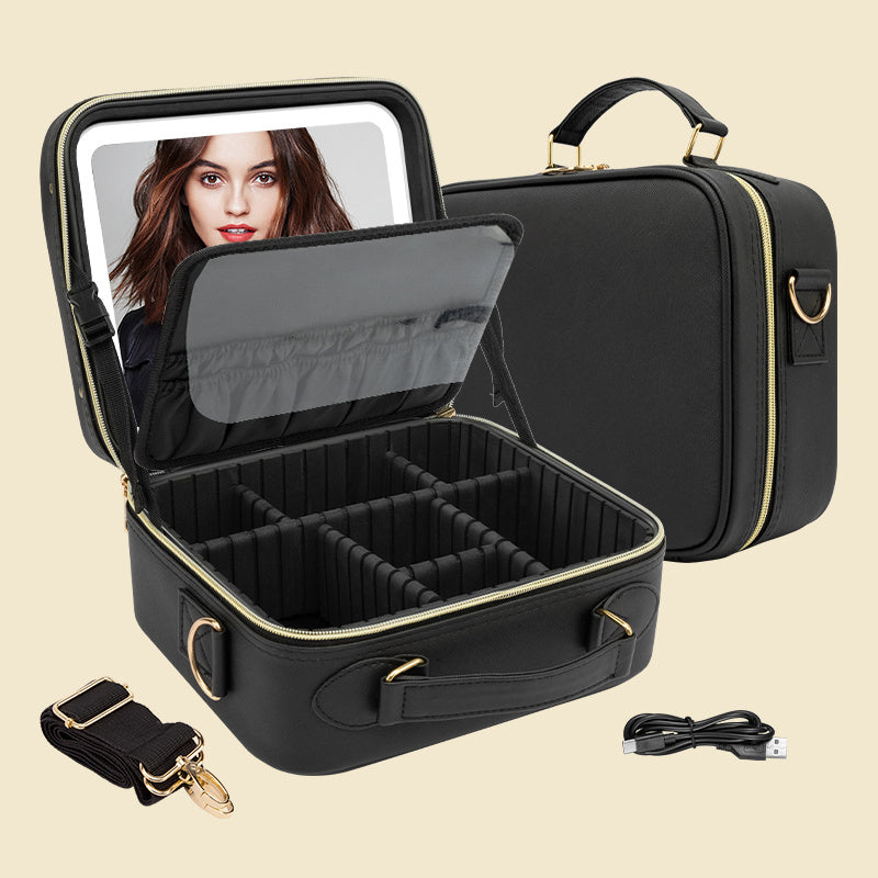Makeup Case With Light Black
