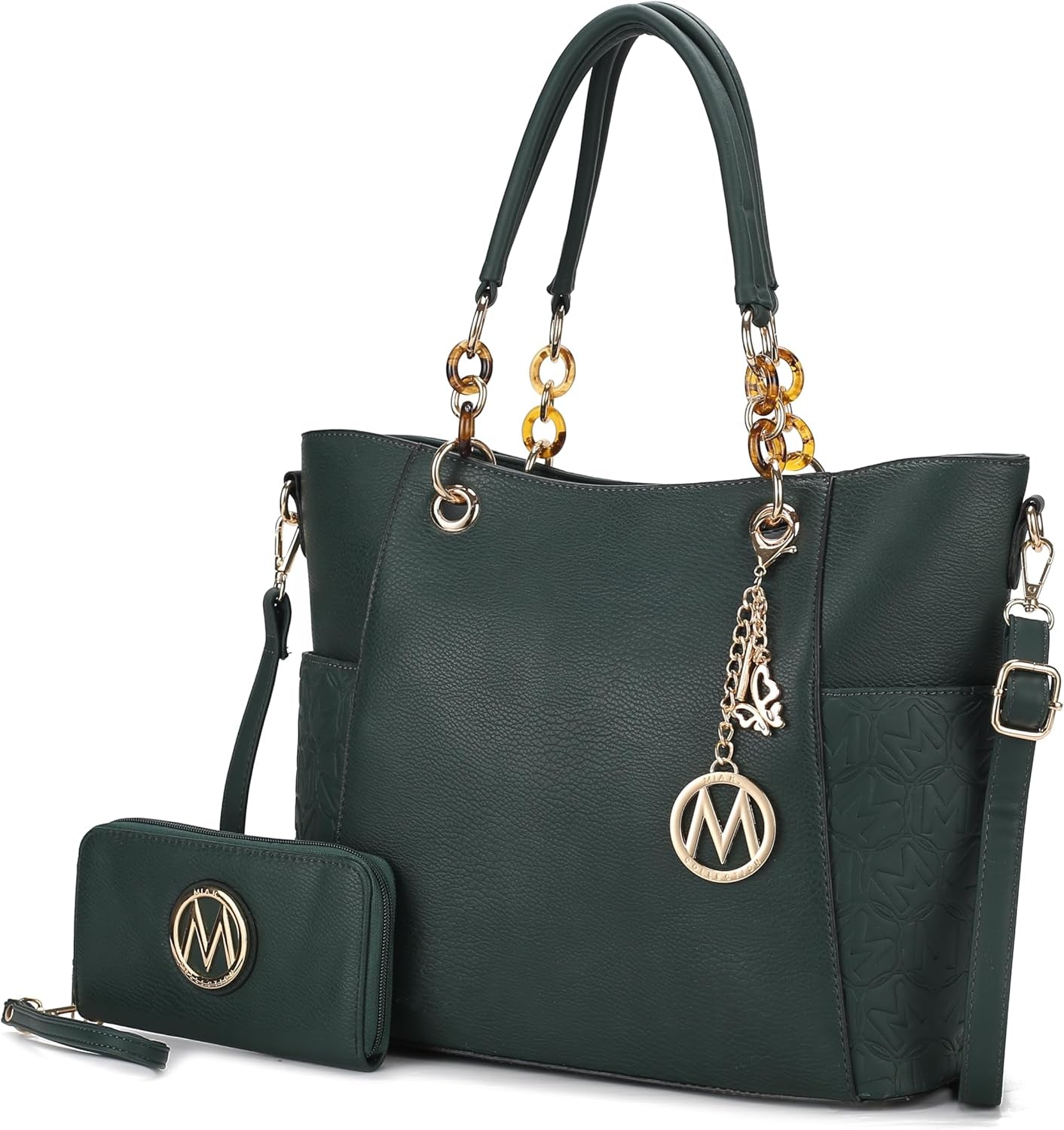 Tote Bag for Women, Handbag Set with Wallet-Top-Handle- Vegan Leather Purse