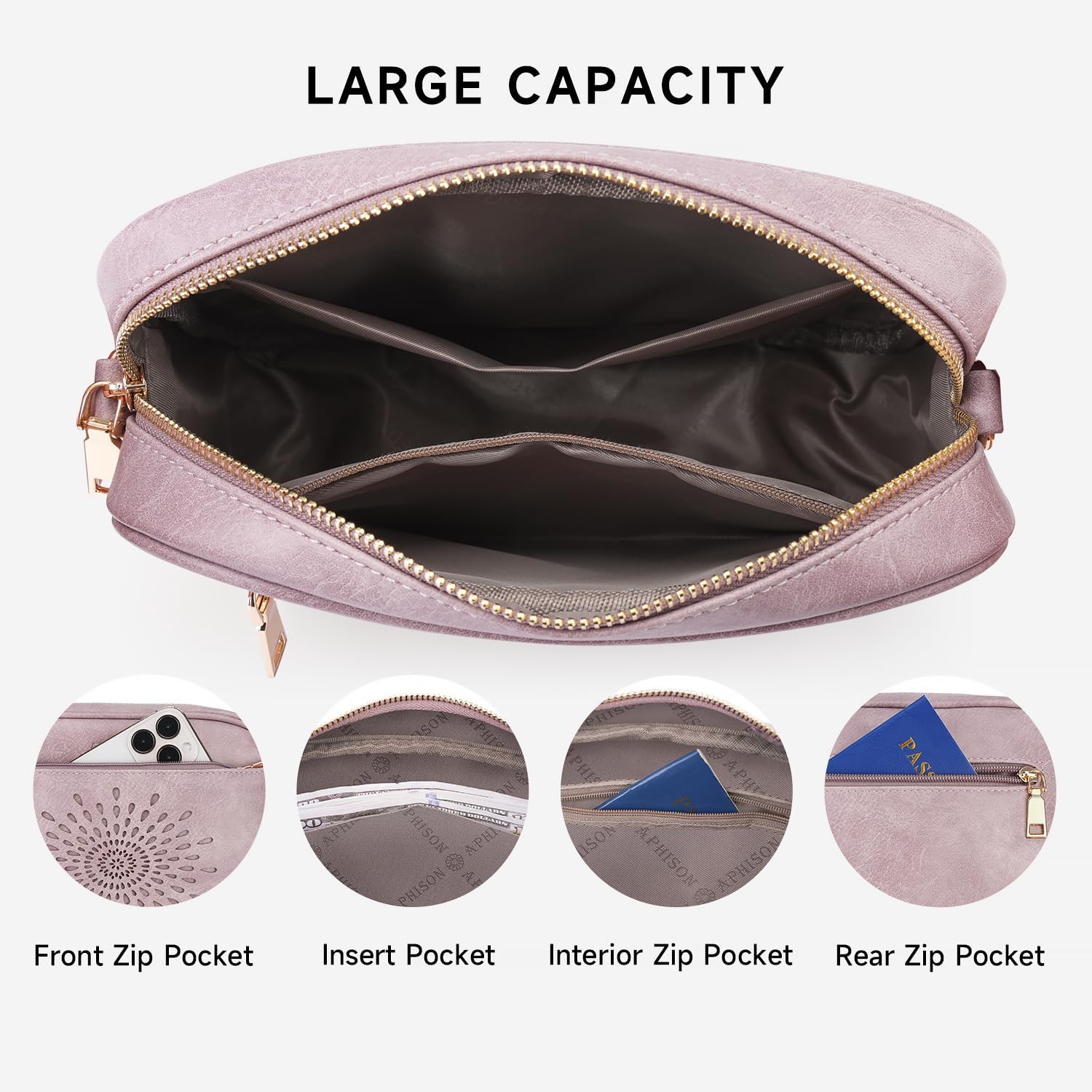 Quilted Crossbody Bags for Women Trendy,Vegan Leather Small Crossbody Purses Shoulder Handbags with Adjustable Strap