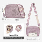Quilted Crossbody Bags for Women Trendy,Vegan Leather Small Crossbody Purses Shoulder Handbags with Adjustable Strap