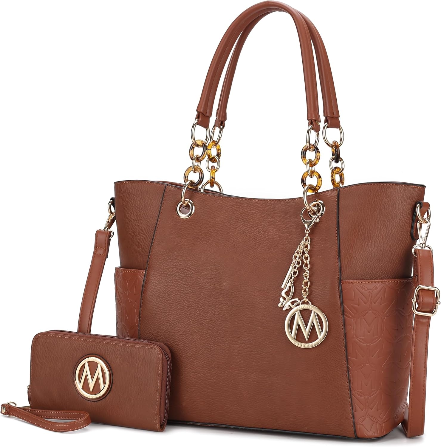 Tote Bag for Women, Handbag Set with Wallet-Top-Handle- Vegan Leather Purse