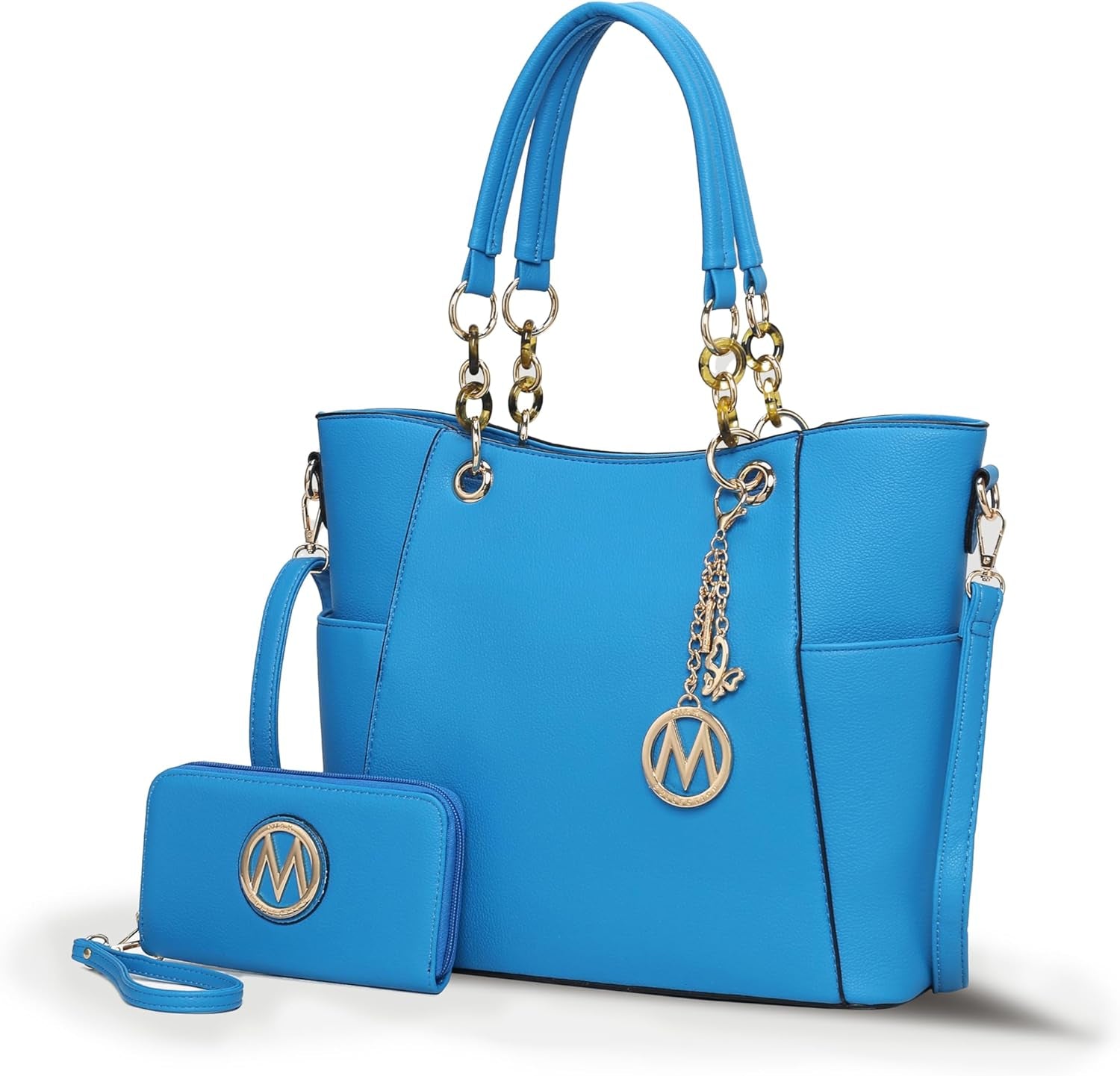 Tote Bag for Women, Handbag Set with Wallet-Top-Handle- Vegan Leather Purse