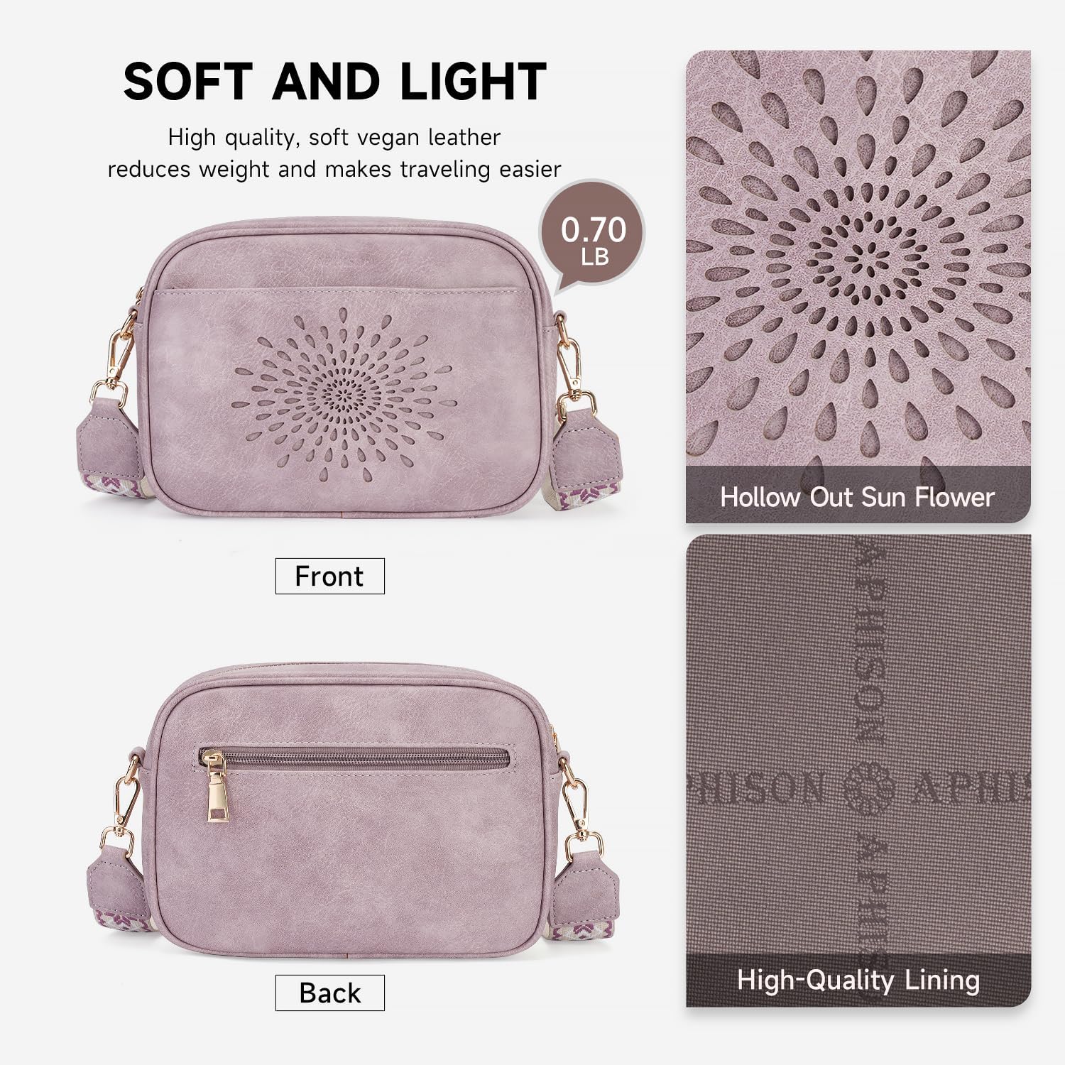 Quilted Crossbody Bags for Women Trendy,Vegan Leather Small Crossbody Purses Shoulder Handbags with Adjustable Strap