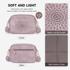 Quilted Crossbody Bags for Women Trendy,Vegan Leather Small Crossbody Purses Shoulder Handbags with Adjustable Strap