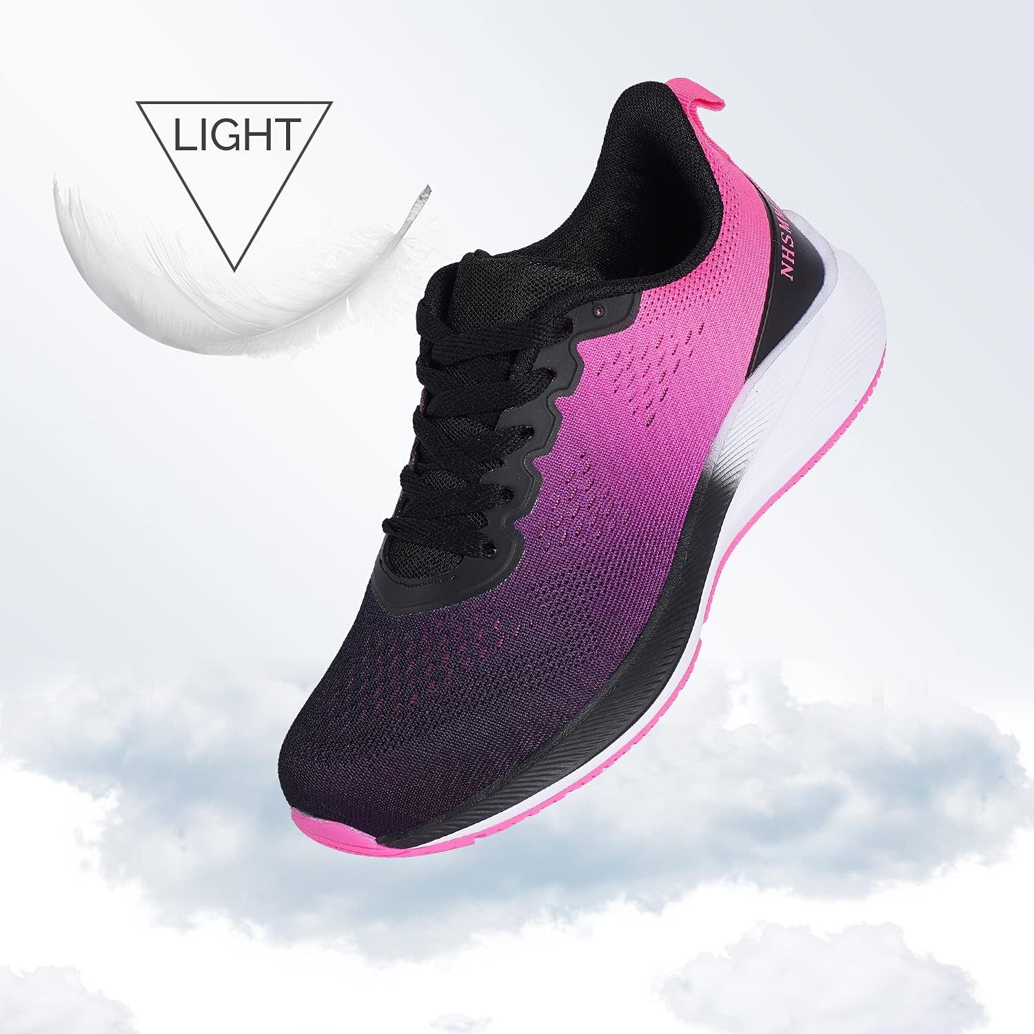 Womens Walking Shoes Non Slip Shoes Mesh Breathable Lace up Comfortable Runing Tennis Shoes