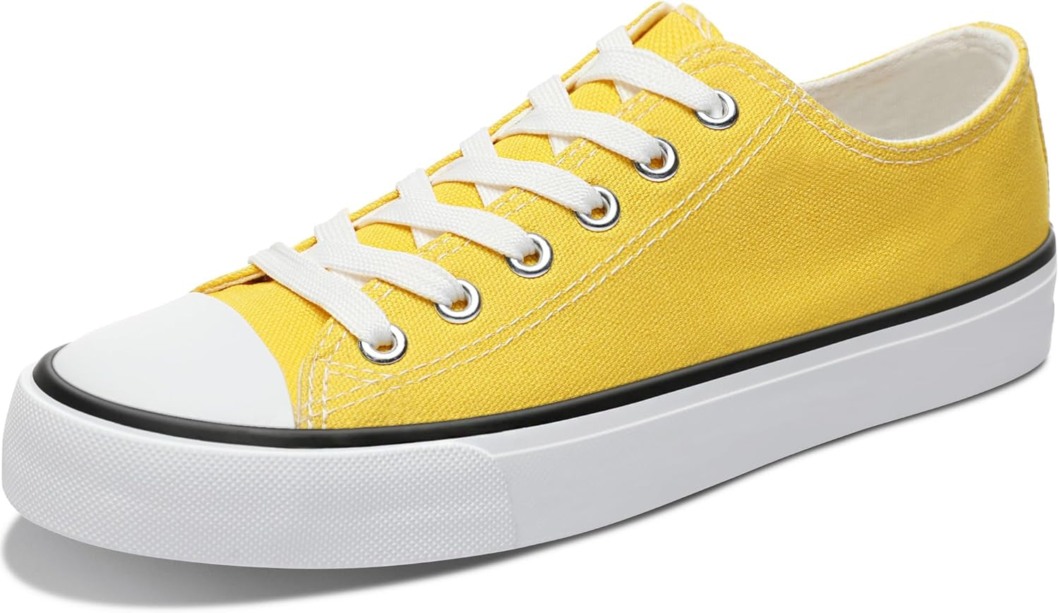 Unisex Canvas Shoes Low Top Fashion Sneakers Slip on Walking Shoe