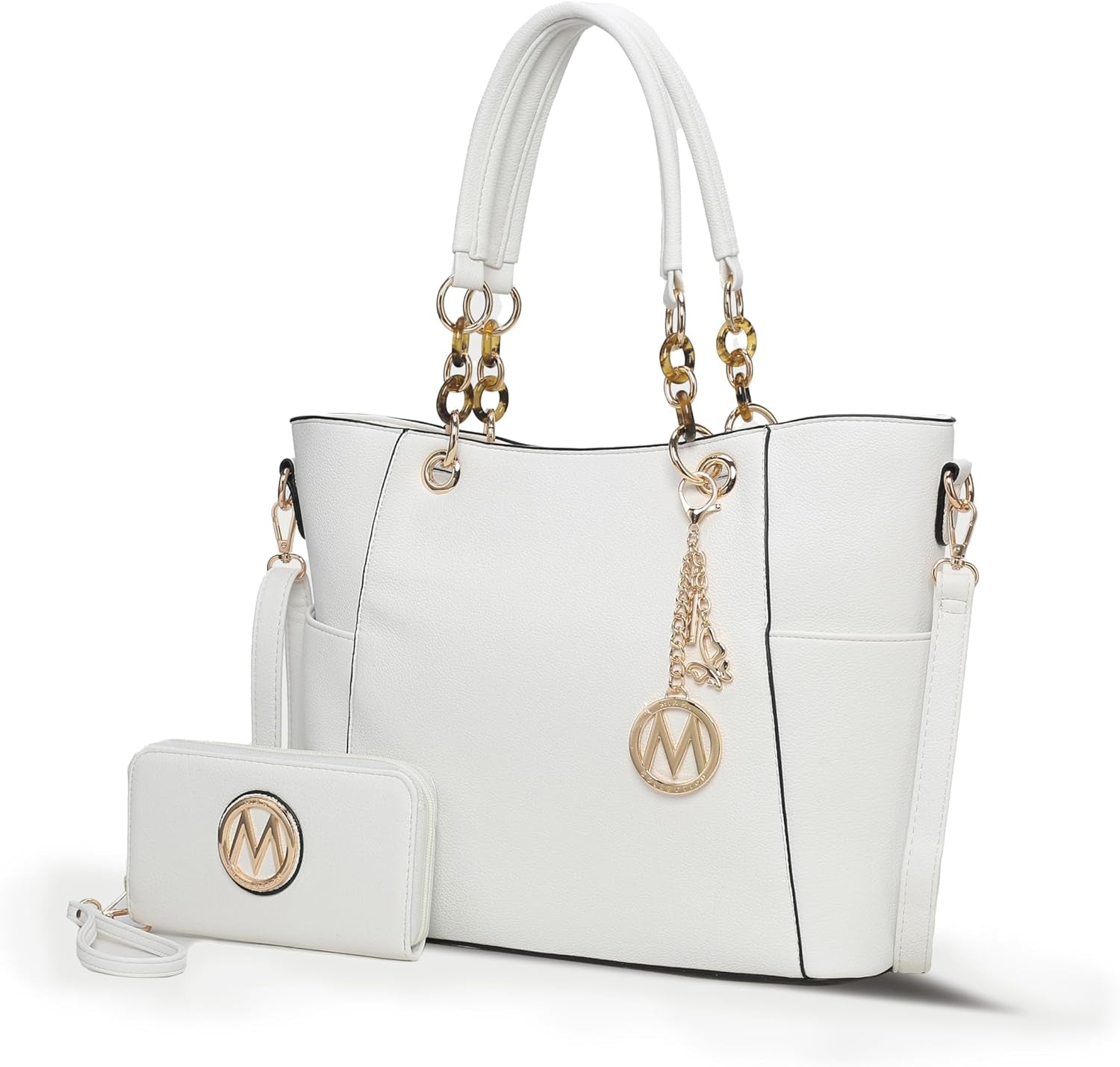 Tote Bag for Women, Handbag Set with Wallet-Top-Handle- Vegan Leather Purse
