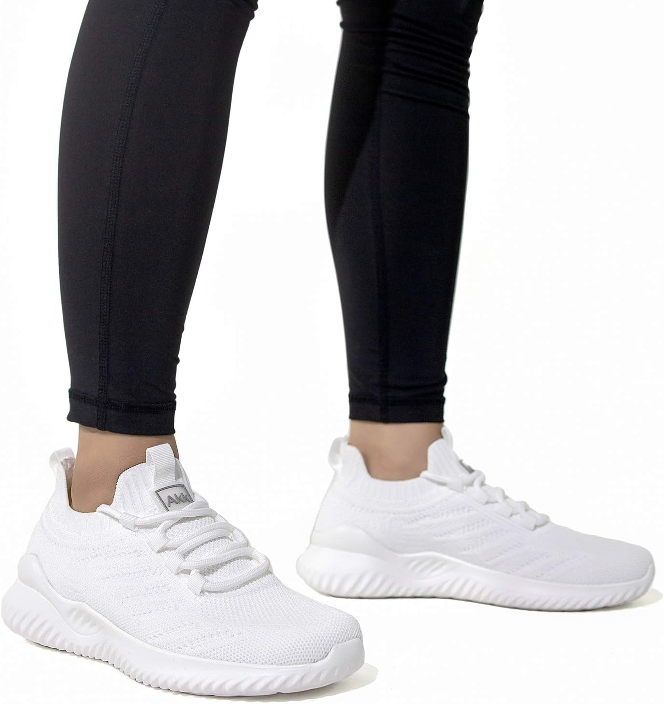 Women'S Sneakers Mesh Ultra Lightweight Breathable Athletic Running Walking Fashion Outdoor Sport Gym Shoes White Size 6