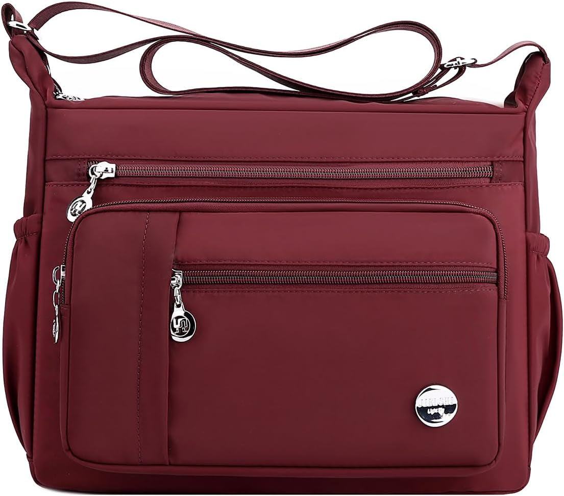 Women Shoulder Handbag Roomy Multiple Pockets Bag Ladies Crossbody Purse Fashion Tote Top Handle Satchel