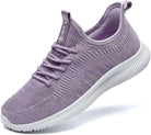 Womens Walking Shoes Slip on Lightweight Memory Foam Cheer Sneakers for Tennis Gym Running Workout Yoga