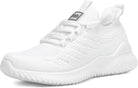 Women'S Sneakers Mesh Ultra Lightweight Breathable Athletic Running Walking Fashion Outdoor Sport Gym Shoes White Size 6
