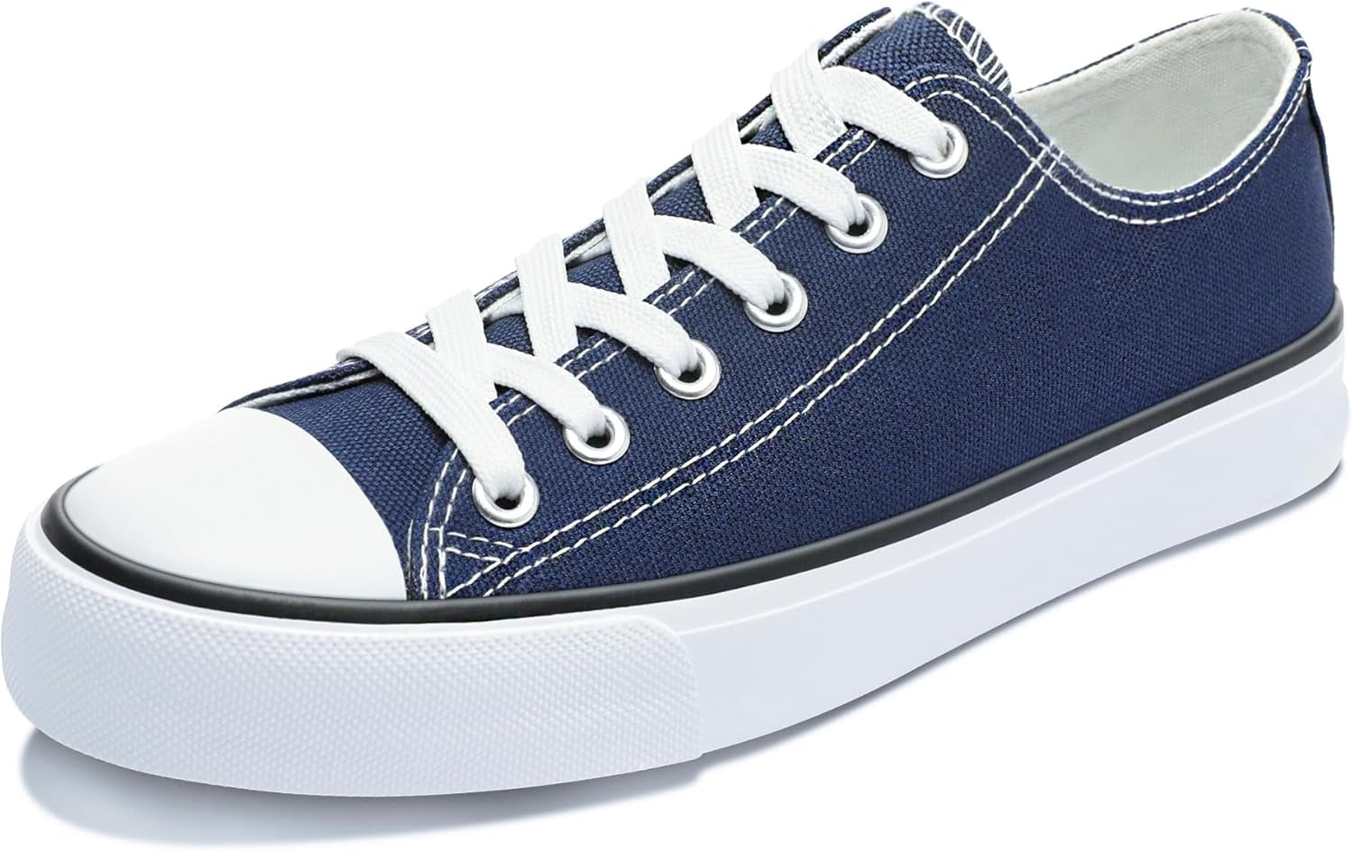 Unisex Canvas Shoes Low Top Fashion Sneakers Slip on Walking Shoe