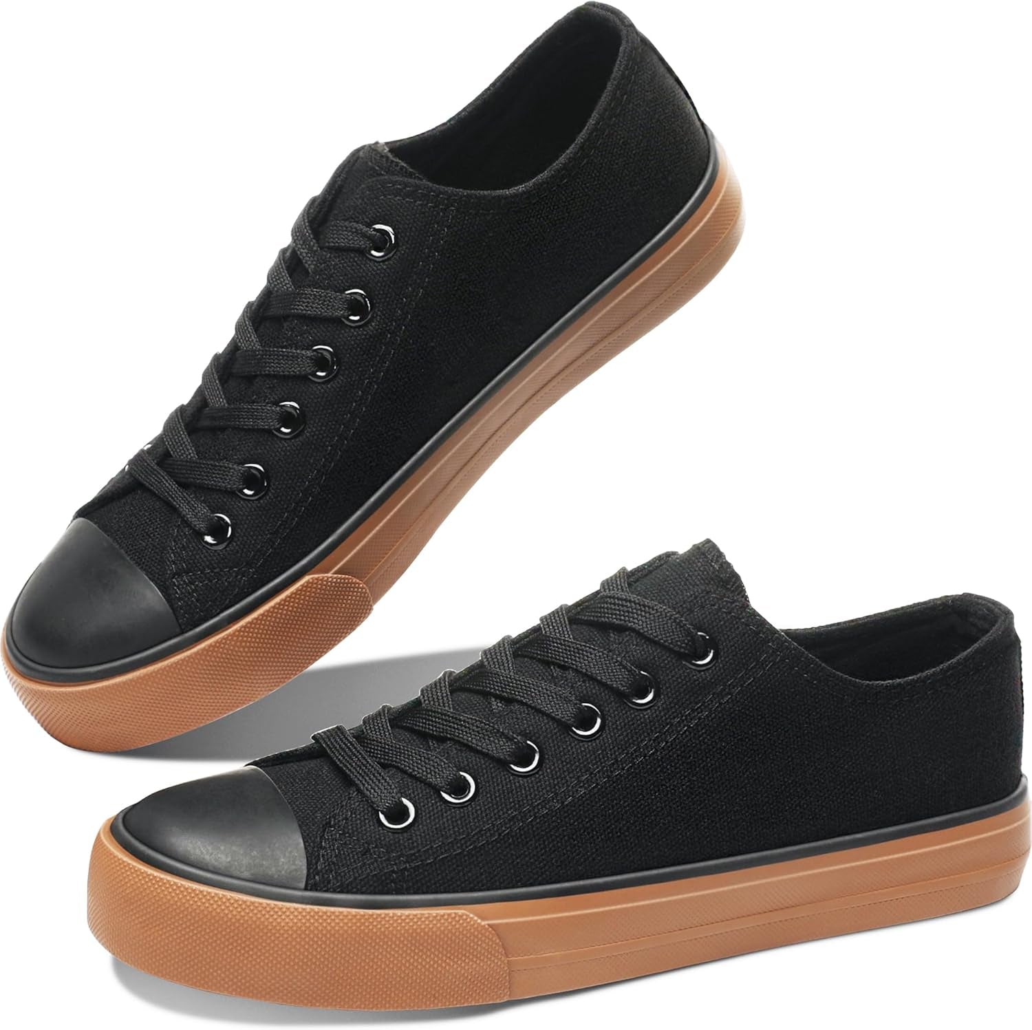 Unisex Canvas Shoes Low Top Fashion Sneakers Slip on Walking Shoe