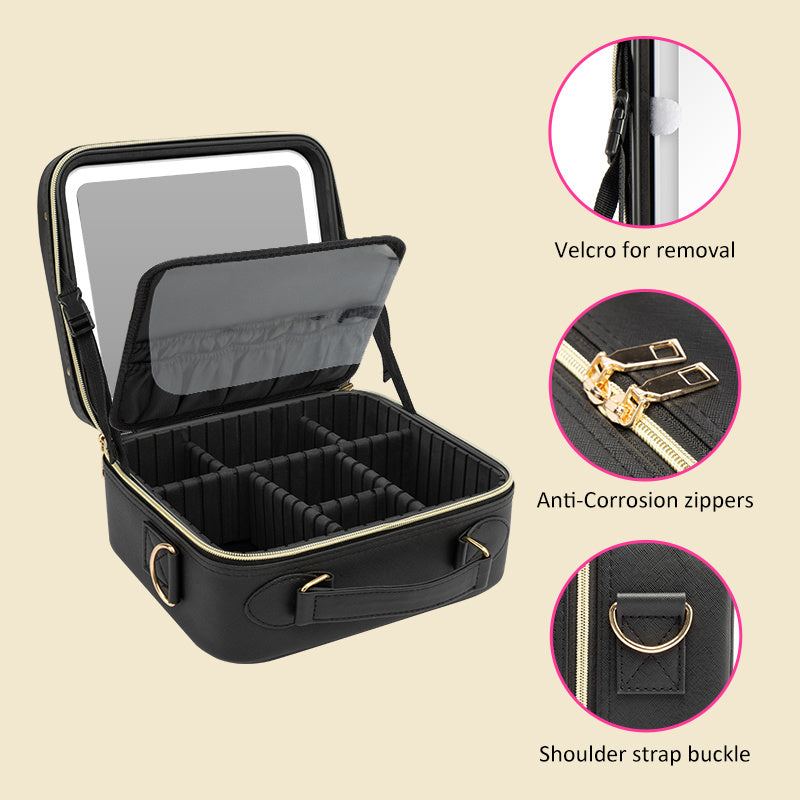 Makeup Case With Light Black