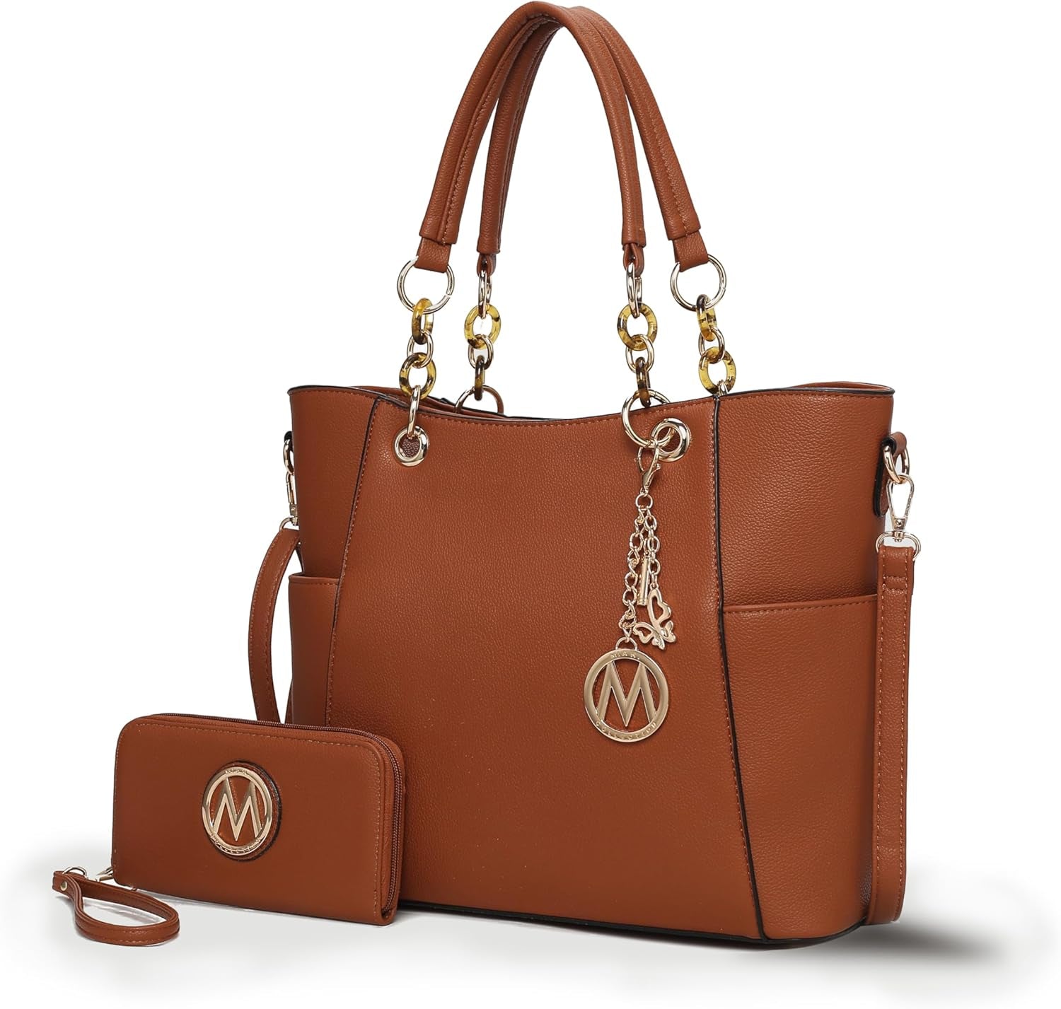 Tote Bag for Women, Handbag Set with Wallet-Top-Handle- Vegan Leather Purse