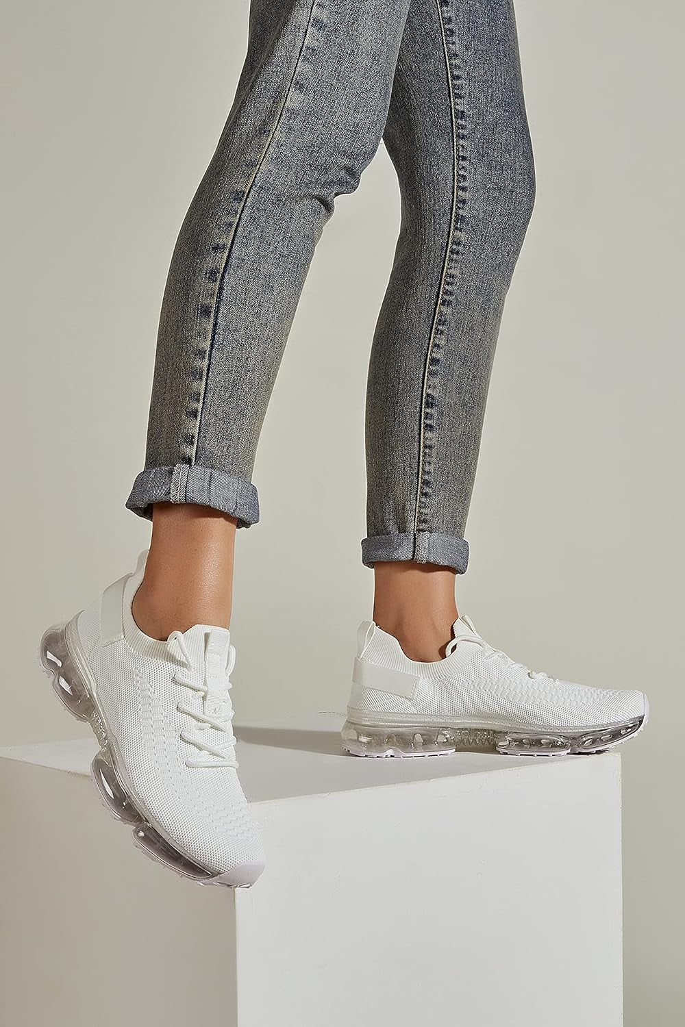Women Air Cushion Fashion Sneakers Breathable Casual Comfortable Lightweight Walking Shoes