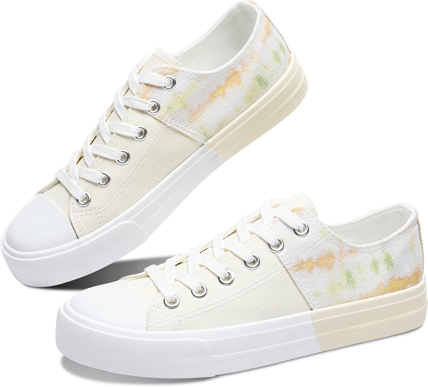 Unisex Canvas Shoes Low Top Fashion Sneakers Slip on Walking Shoe