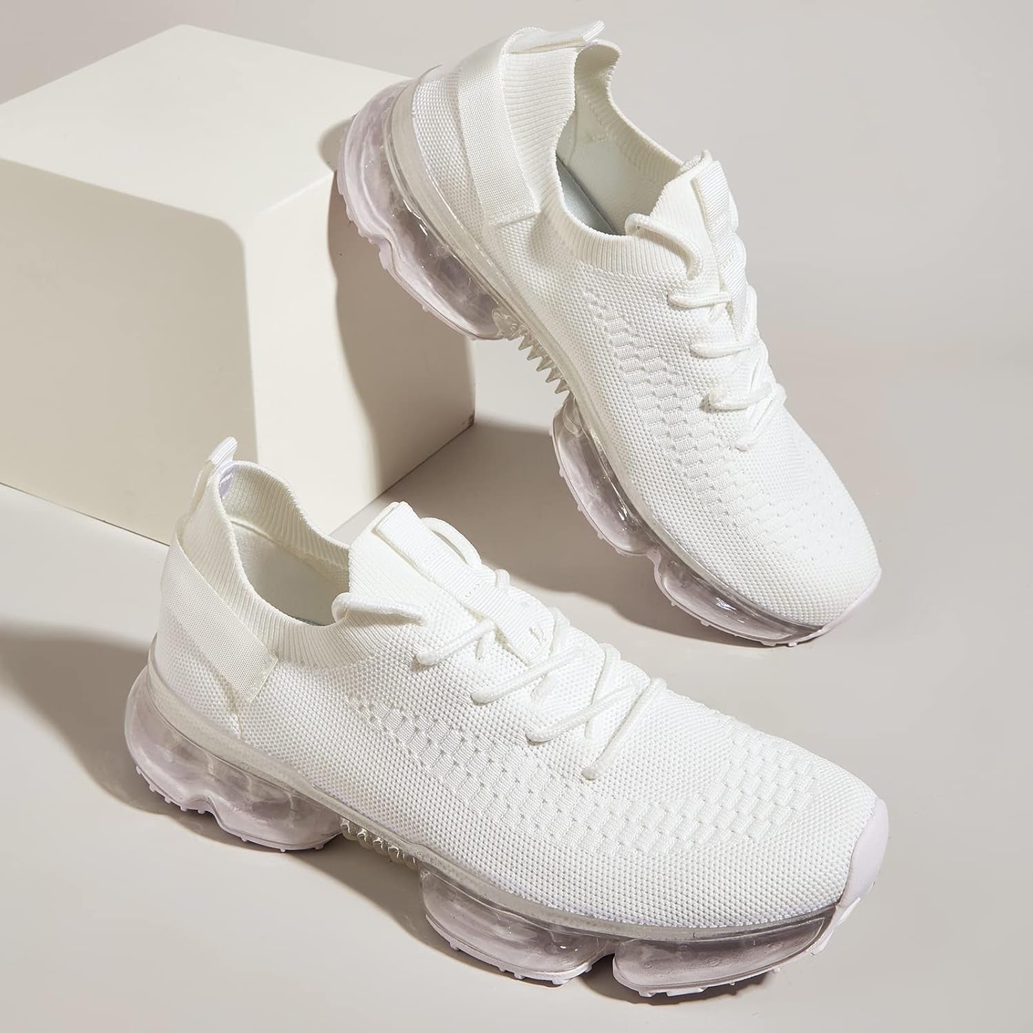 Women Air Cushion Fashion Sneakers Breathable Casual Comfortable Lightweight Walking Shoes