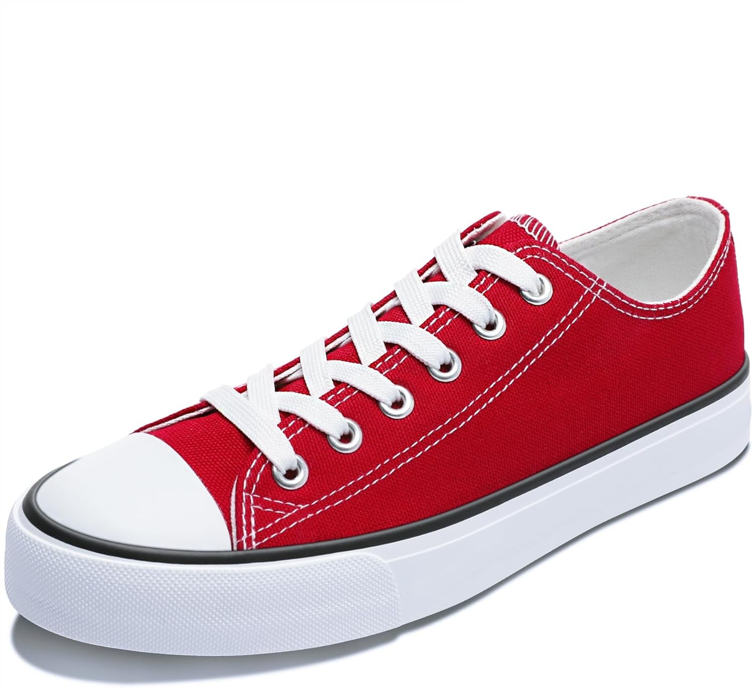 Unisex Canvas Shoes Low Top Fashion Sneakers Slip on Walking Shoe