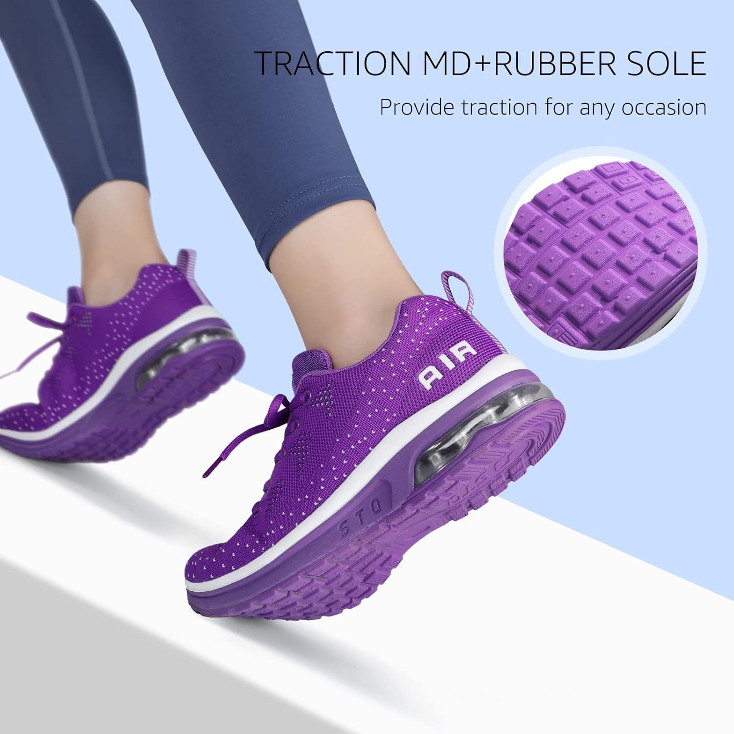 Women'S Running Shoes Lightweight Non Slip Walking Tennis Shoes Athletic Workout Gym Cross Training Sneakers
