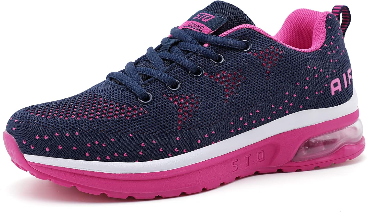 Women'S Running Shoes Lightweight Non Slip Walking Tennis Shoes Athletic Workout Gym Cross Training Sneakers